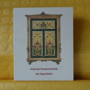Originale Fensterentwürfe des Jugendstils